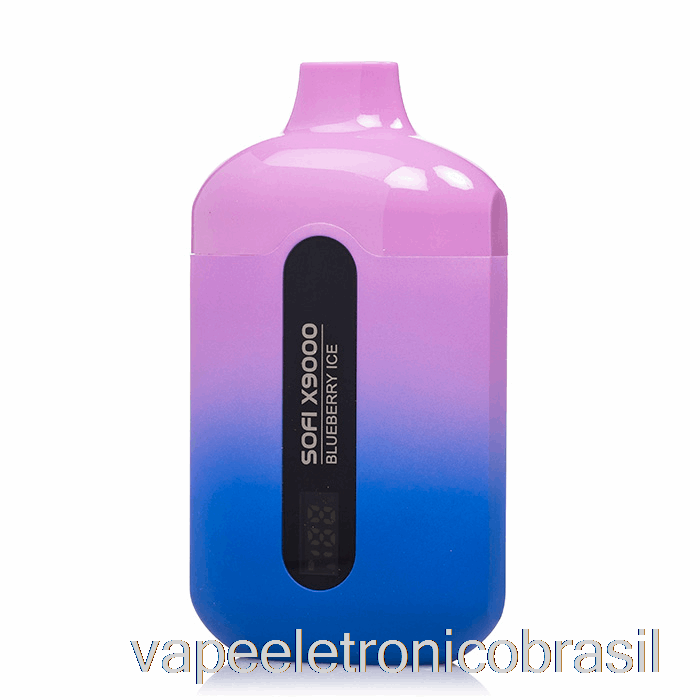 Vape Recarregável Sofi X9000 Smart Descartável Blueberry Ice